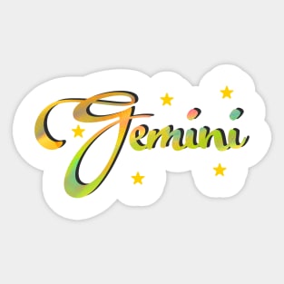 Gemini Sticker